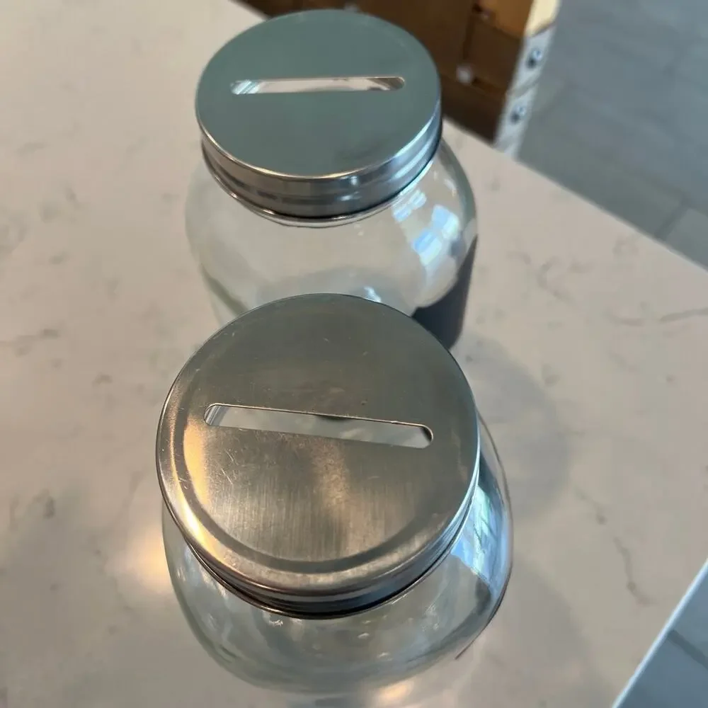(2) Savings Jars